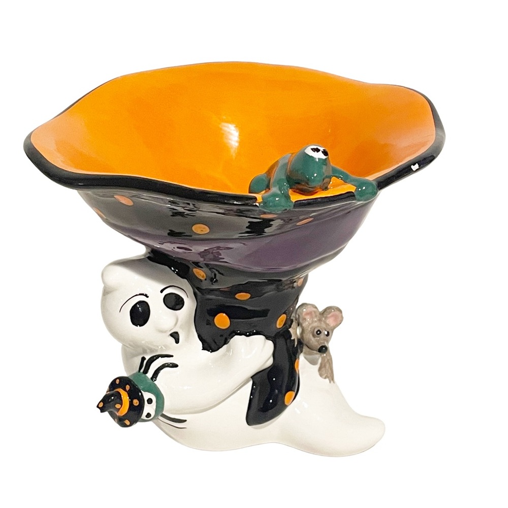 Halloween Holiday Ghost‎ Frog Mouse Candy Bowl Decoration Home
